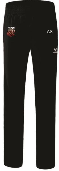 Hose mit Zipverschluss Schwarz 36 Damen Druck 2
