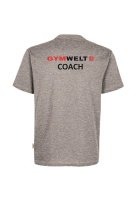 GYMWELT Coach T-Shirt Herren Grau