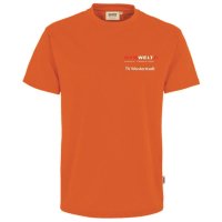 GYMWELT Coach T-Shirt Herren Orange