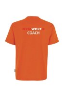 GYMWELT Coach T-Shirt Herren Orange