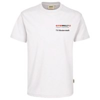 GYMWELT Coach T-Shirt Herren Weiß