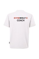 GYMWELT Coach T-Shirt Herren Weiß