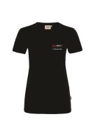 GYMWELT Coach T-Shirt Damen Schwarz