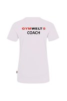 GYMWELT Coach T-Shirt Damen Weiß