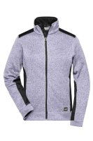 Ladies Knitted Workwear Fleece Jacket - STRONG -