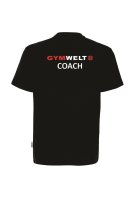 GYMWELT Coach T-Shirt Herren Schwarz