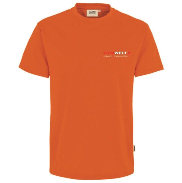 GYMWELT T-Shirt Herren Orange