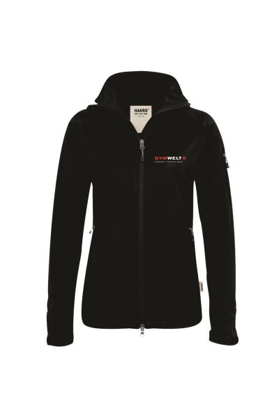 GYMWELT Softshelljacke Damen Schwarz