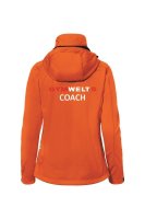 GYMWELT Softshelljacke Damen Orange