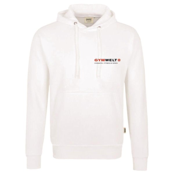 GYMWELT Hoodie Unisex Weiß