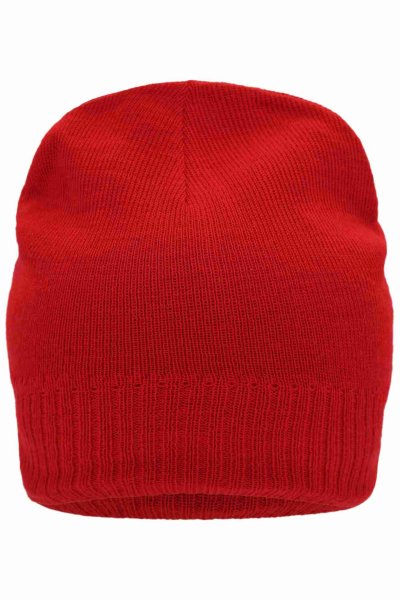 Knitted Beanie with Fleece Inset