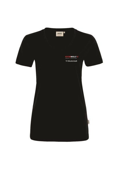 GYMWELT Coach T-Shirt Damen Schwarz S