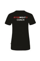 GYMWELT Coach T-Shirt Damen Schwarz S