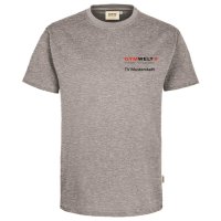 GYMWELT Coach T-Shirt Herren Grau M