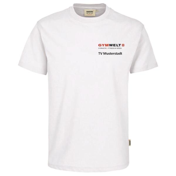 GYMWELT Coach T-Shirt Herren Weiß M