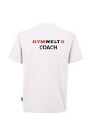 GYMWELT Coach T-Shirt Herren Weiß M