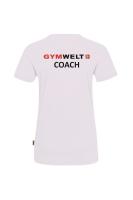 GYMWELT Coach T-Shirt Damen Weiß L
