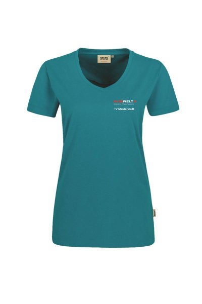 GYMWELT Coach T-Shirt Damen Smaragd XS