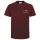 GYMWELT Coach T-Shirt Herren Weinrot S