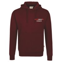 GYMWELT Hoodie Unisex weinrot S