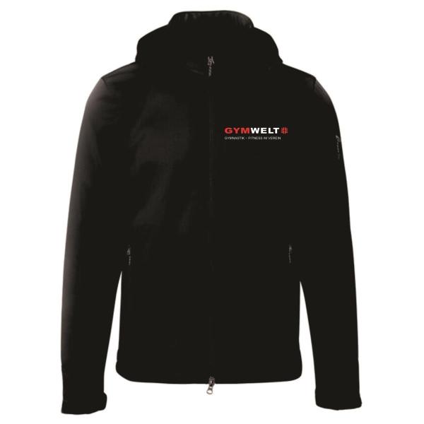 GYMWELT Softshelljacke herren schwarz XL