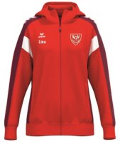 Trainingsjacke m. Kapuze Rot Damen TGV Dürrenzimmern