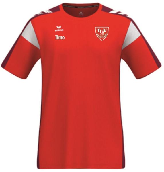 T-Shirt Rot Herren TGV Dürrenzimmern XL Ja