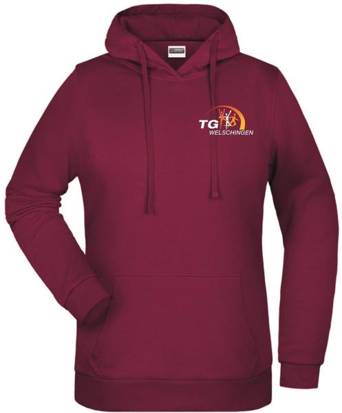Hoodie Damen Bordeaux TG Welschingen