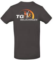 T-Shirt Basic Herren Anthrazit TG Welschingen XL