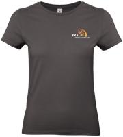 T-Shirt Basic Damen Anthrazit TG Welschingen S