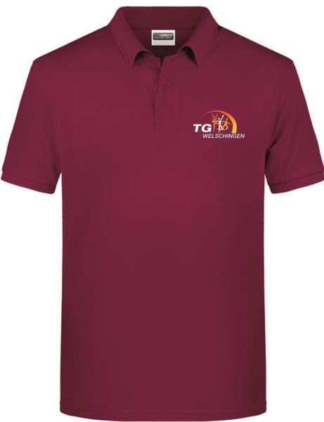 Poloshirt Basic Herren Bordeaux TG Welschingen