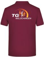 Poloshirt Basic Herren Bordeaux TG Welschingen M