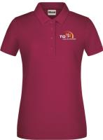Poloshirt Basic Damen Bordeaux TG Welschingen L