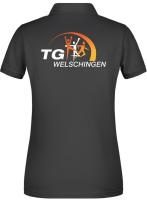 Poloshirt Basic Damen Anthrazit TG Welschingen S