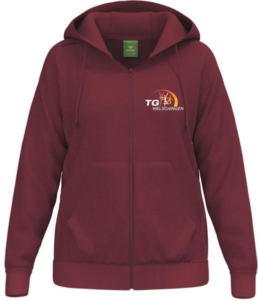 Kapuzenjacke Damen Bordeaux TG Welschingen
