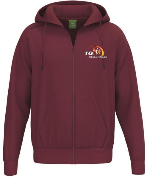 Kapuzenjacke Kinder Bordeaux TG Welschingen