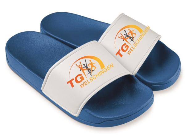 Badelatschen Blau TG Welschingen