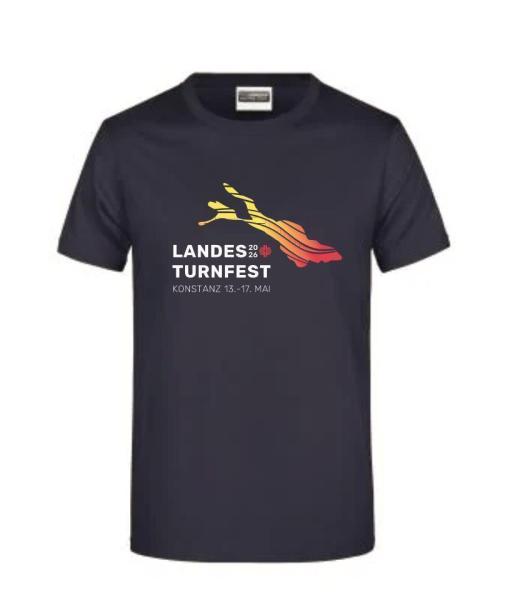 T-Shirt Navy Variante 1 Landesturnfest 2026 Unisex XL Nein
