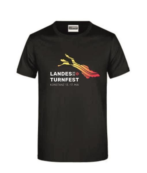 T-Shirt Black Variante 1 Landesturnfest 2026 Kinder 134/140 Ja