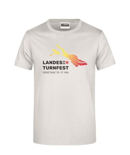 T-Shirt White Variante 1 Landesturnfest 2026 Unisex M Nein