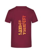 T-Shirt Wine Variante 2 Landesturnfest 2026 Unisex L Nein