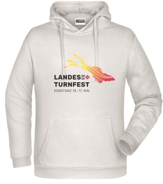 Hoody White Variante 1 Landesturnfest 2026 Unisex M Ja