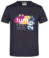 T-Shirt Navy Landesturnfest Worms Unisex XXL Nein