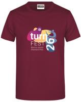 T-Shirt Bordeaux Landesturnfest Worms Kinder 146/152 Ja