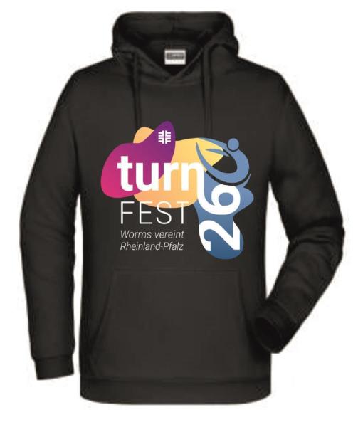 Hoodie Schwarz Landesturnfest Worms