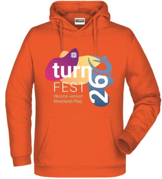 Hoodie Orange Landesturnfest Worms