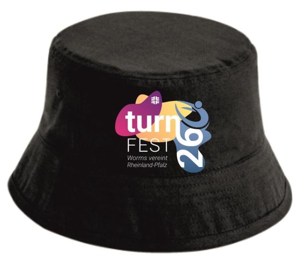 Fischerhut Schwarz Landesturnfest Worms
