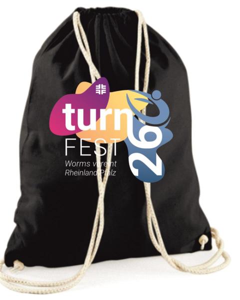 Beutel Schwarz Landesturnfest Worms