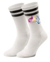 Socken Schwarze Streifen Landesturnfest Worms