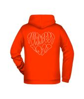 Hoody Variation Herz Bayerisches Turnfest Orange S Faszination Turnfest kursiv